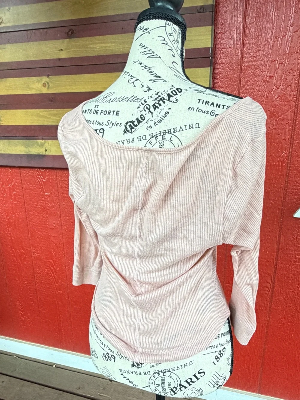 Free People Intimately Blush Pink Sheer Ribbed Cropped Button Cardigan Top